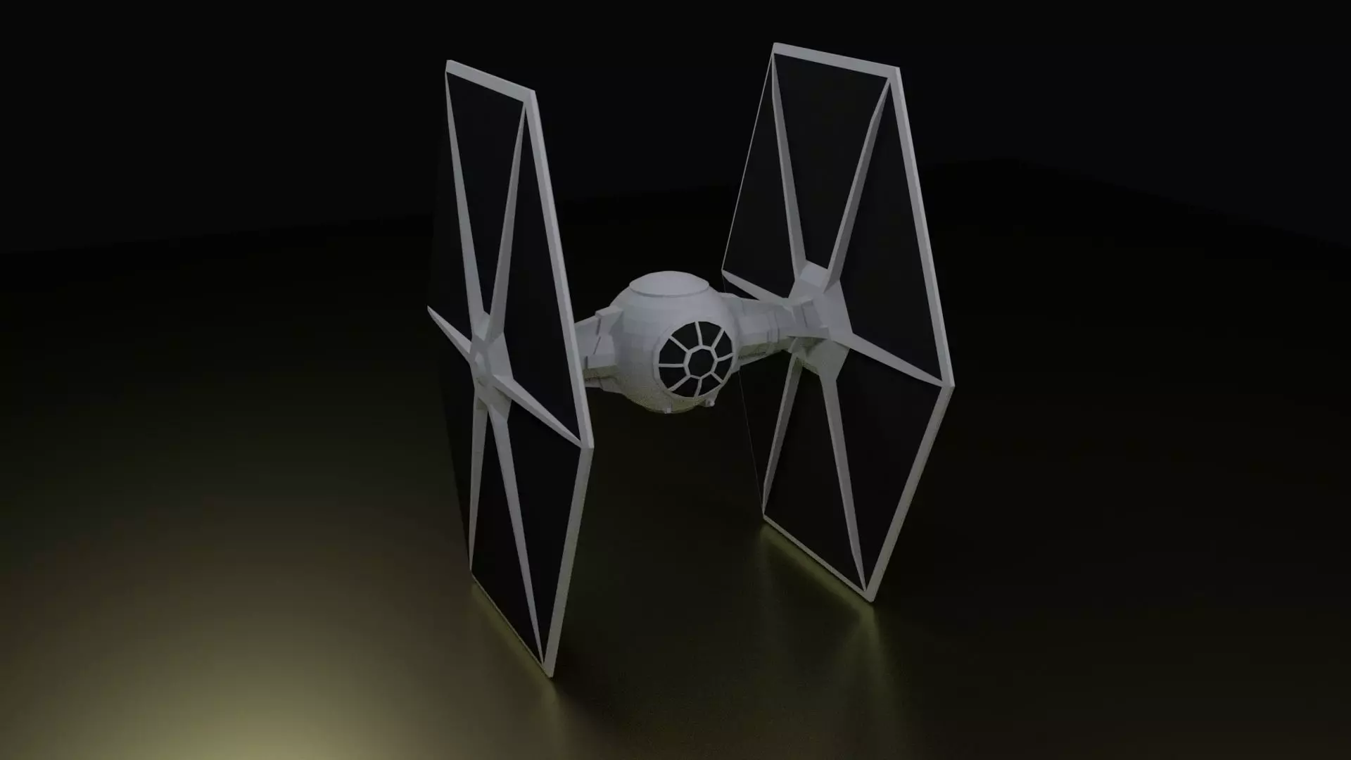 TIE Fighter 3D print model_0