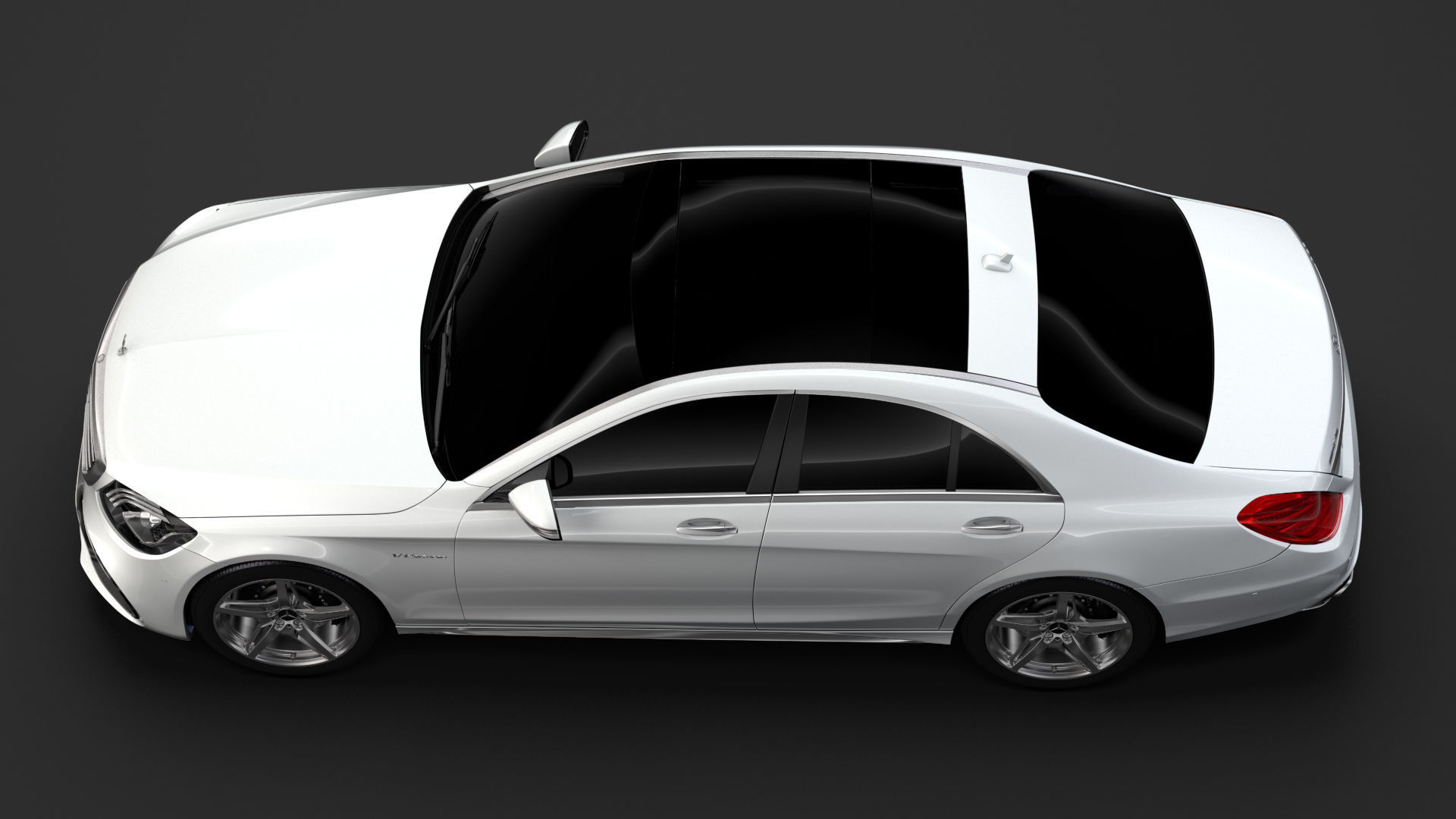 Mercedes AMG S 65 W222 2018 3D model_10