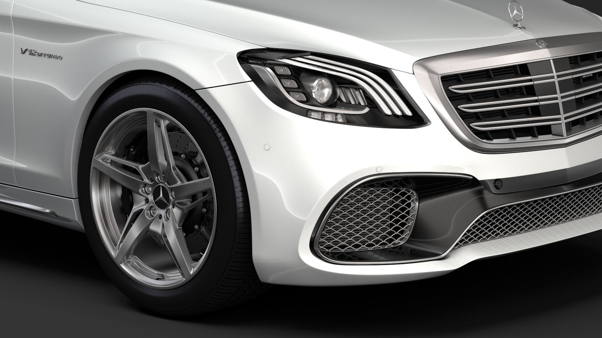 Mercedes AMG S 65 W222 2018 3D model_1