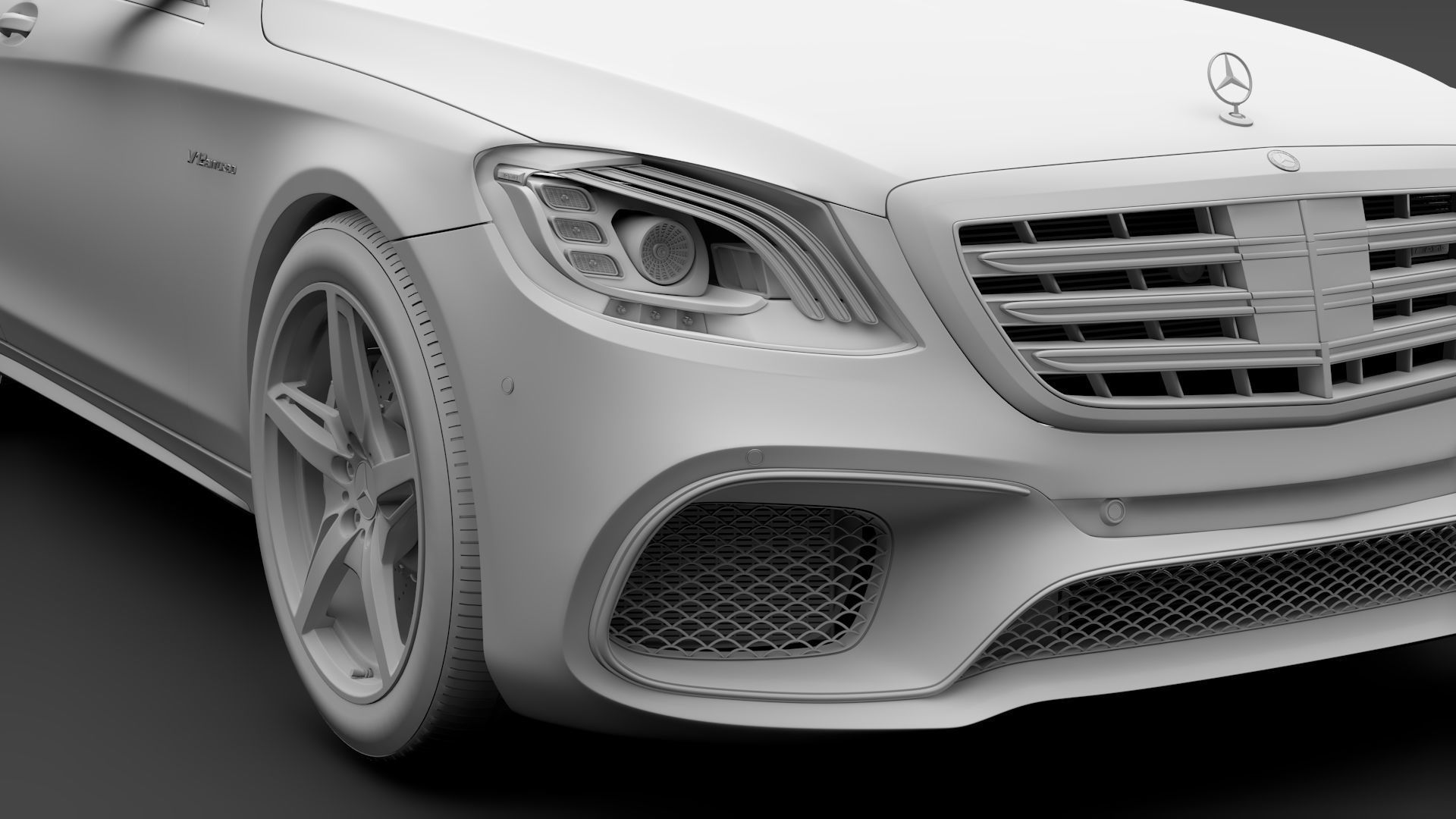 Mercedes AMG S 65 W222 2018 3D model_15