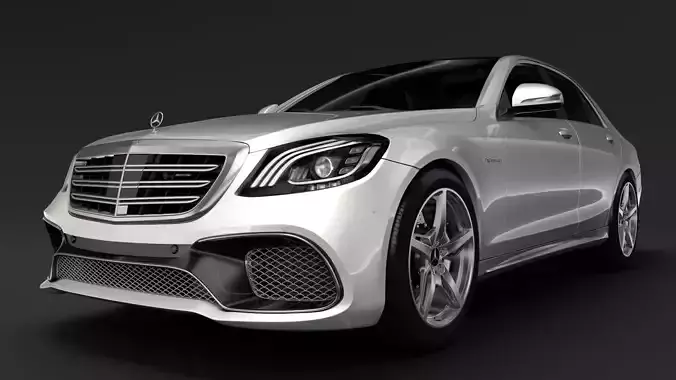 Mercedes AMG S 65 W222 2018 3D model