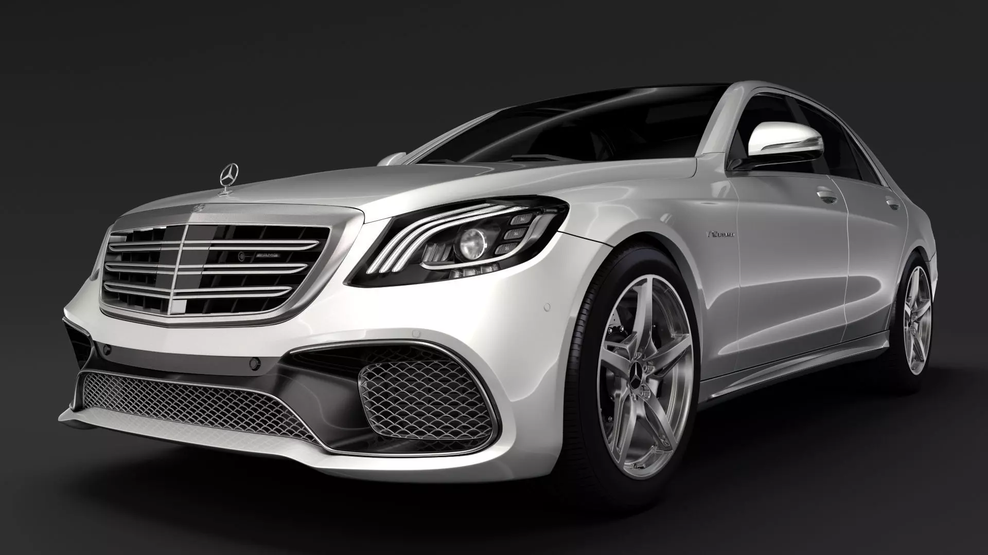 Mercedes AMG S 65 W222 2018 3D model_0