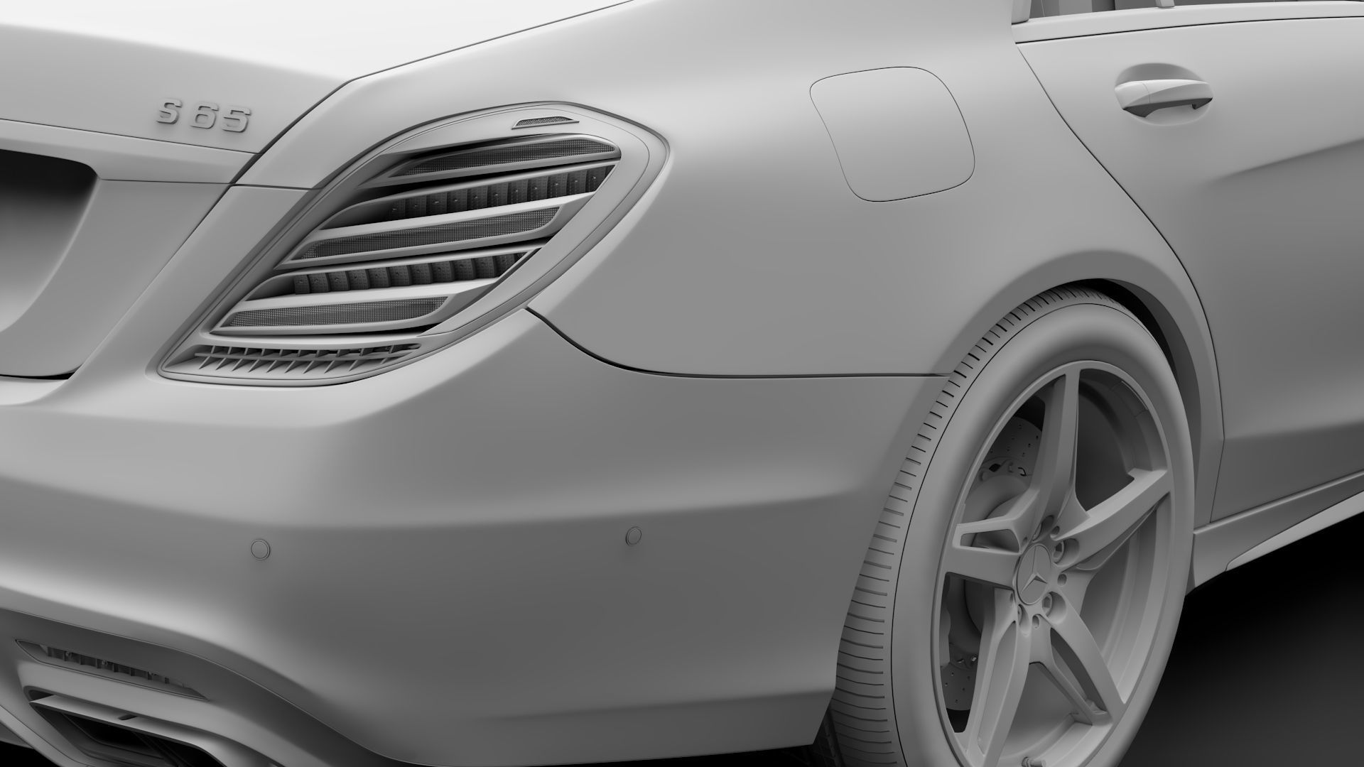 Mercedes AMG S 65 W222 2018 3D model_12