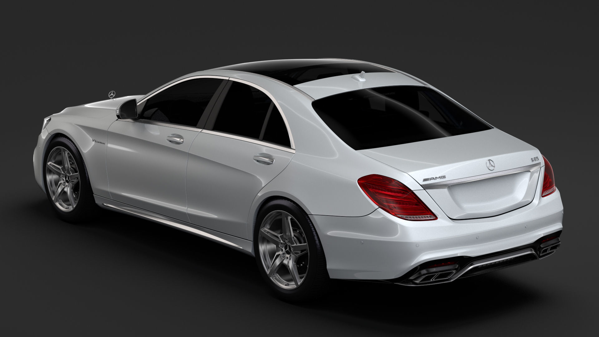 Mercedes AMG S 65 W222 2018 3D model_4