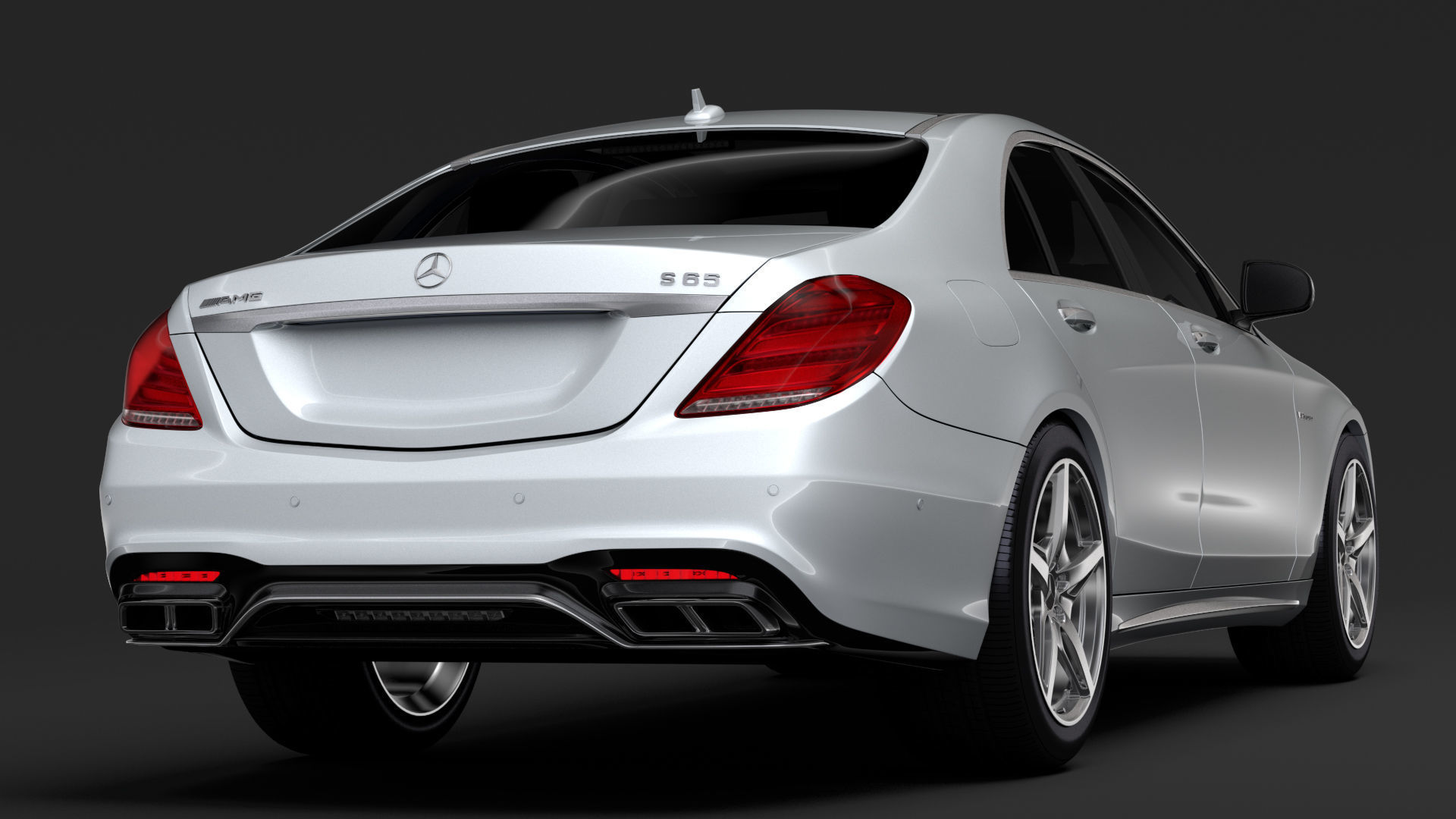 Mercedes AMG S 65 W222 2018 3D model_2