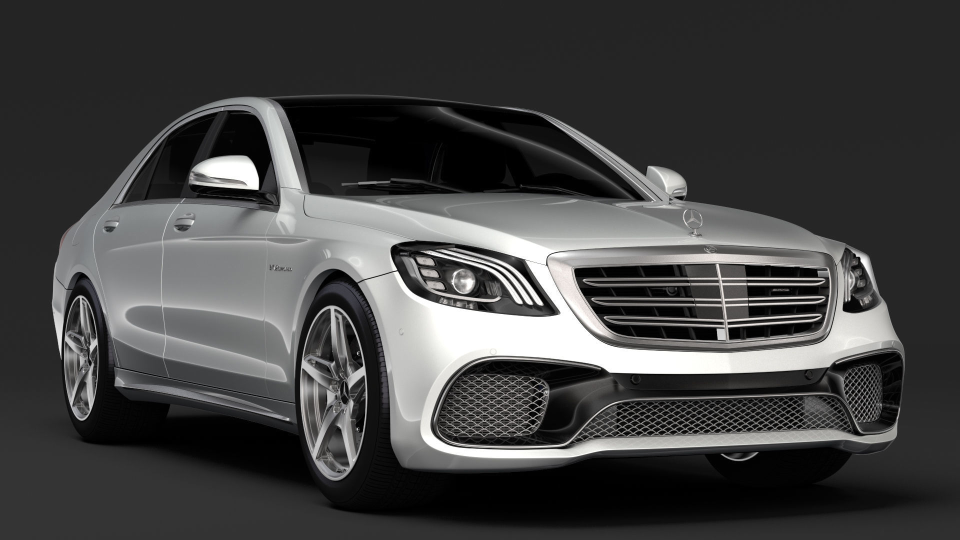 Mercedes AMG S 65 W222 2018 3D model_3