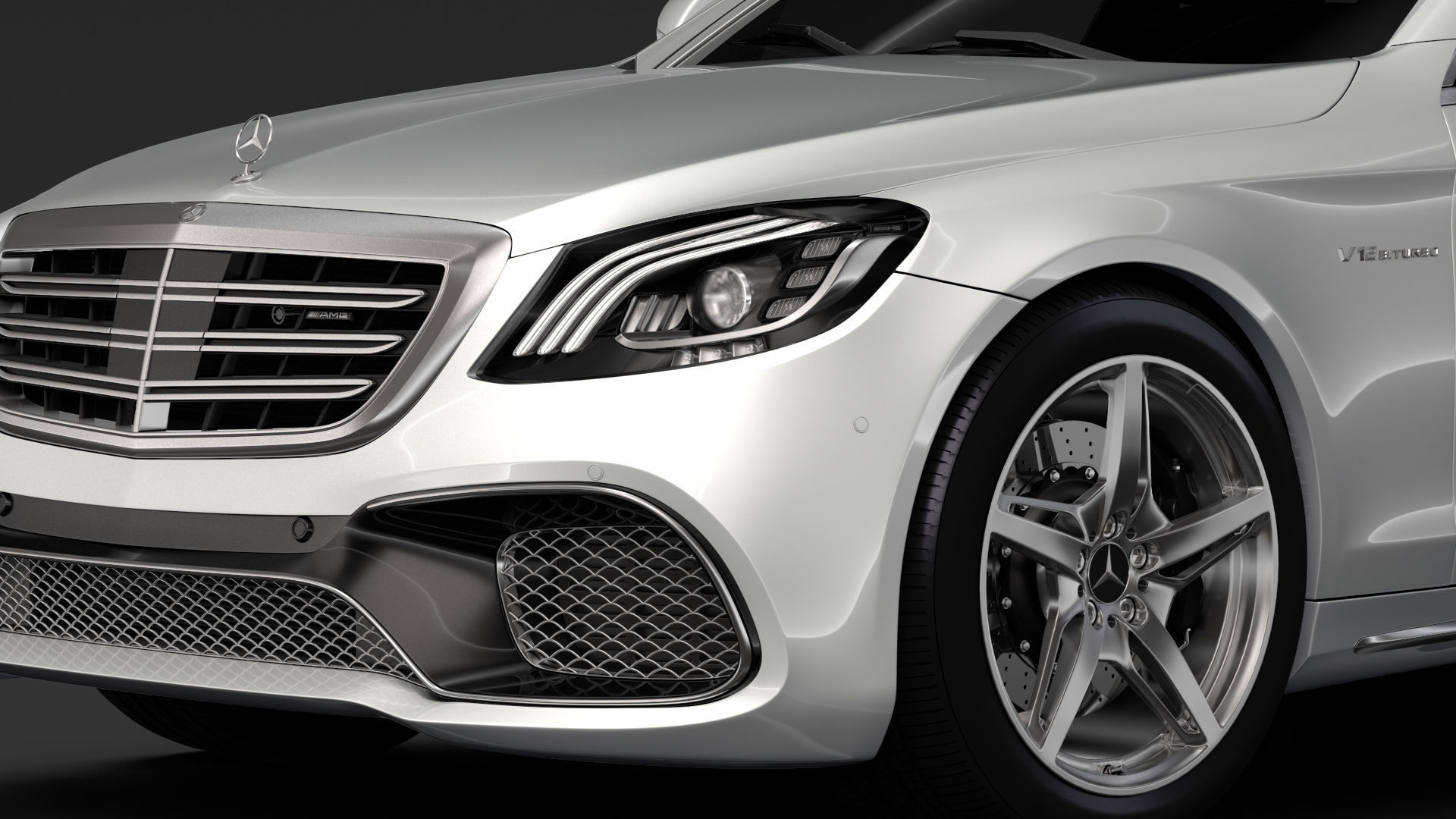 Mercedes AMG S 65 W222 2018 3D model_5