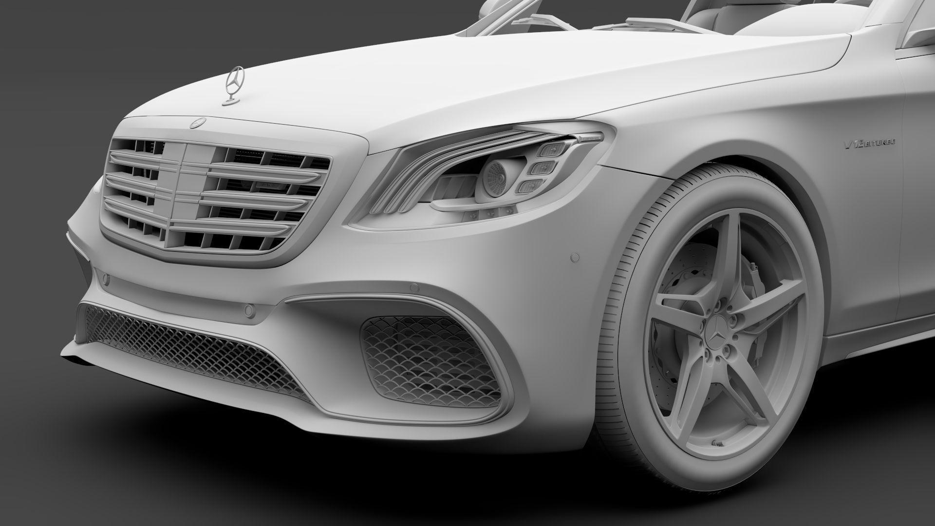 Mercedes AMG S 65 W222 2018 3D model_21