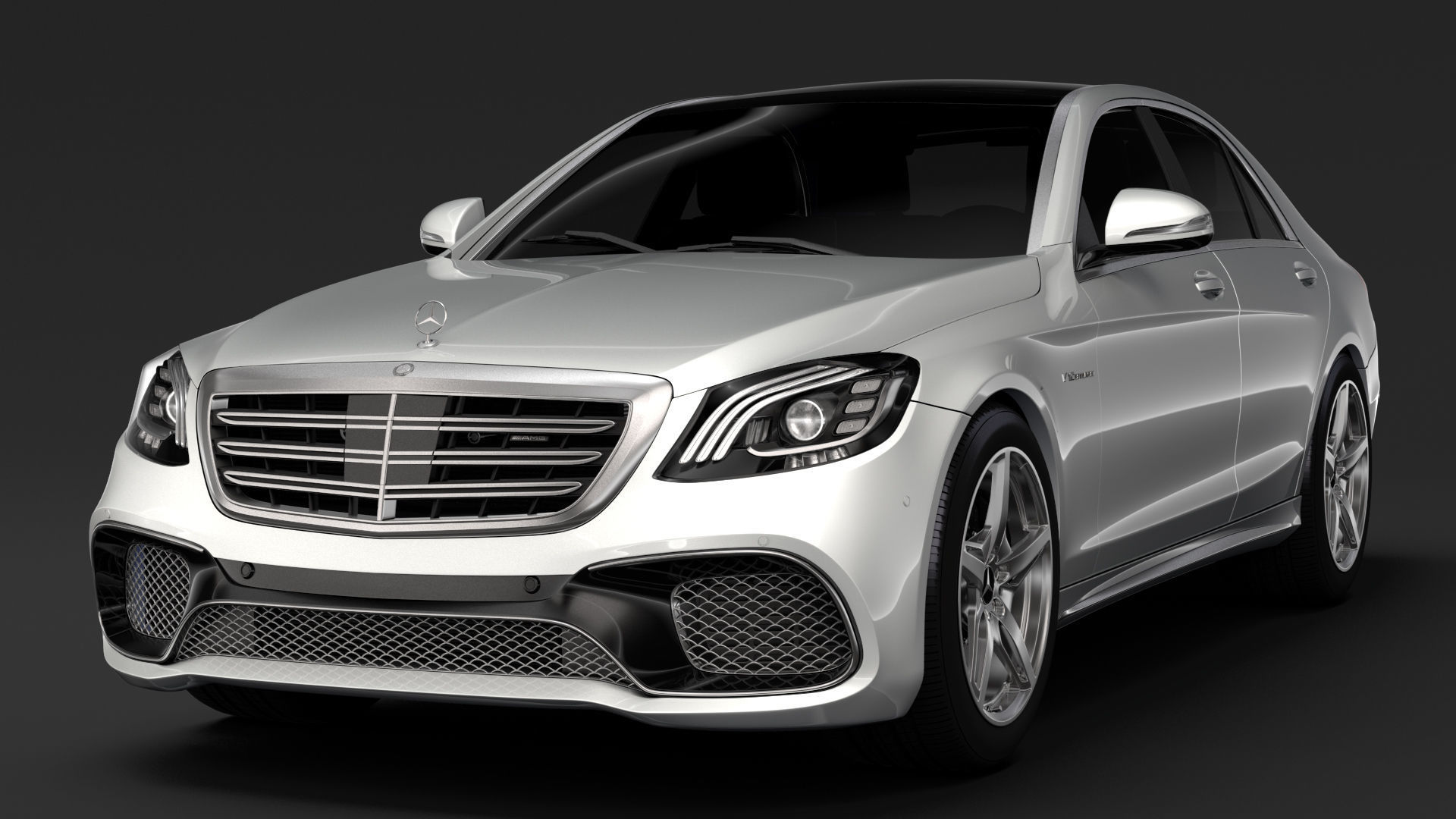 Mercedes AMG S 65 W222 2018 3D model_7