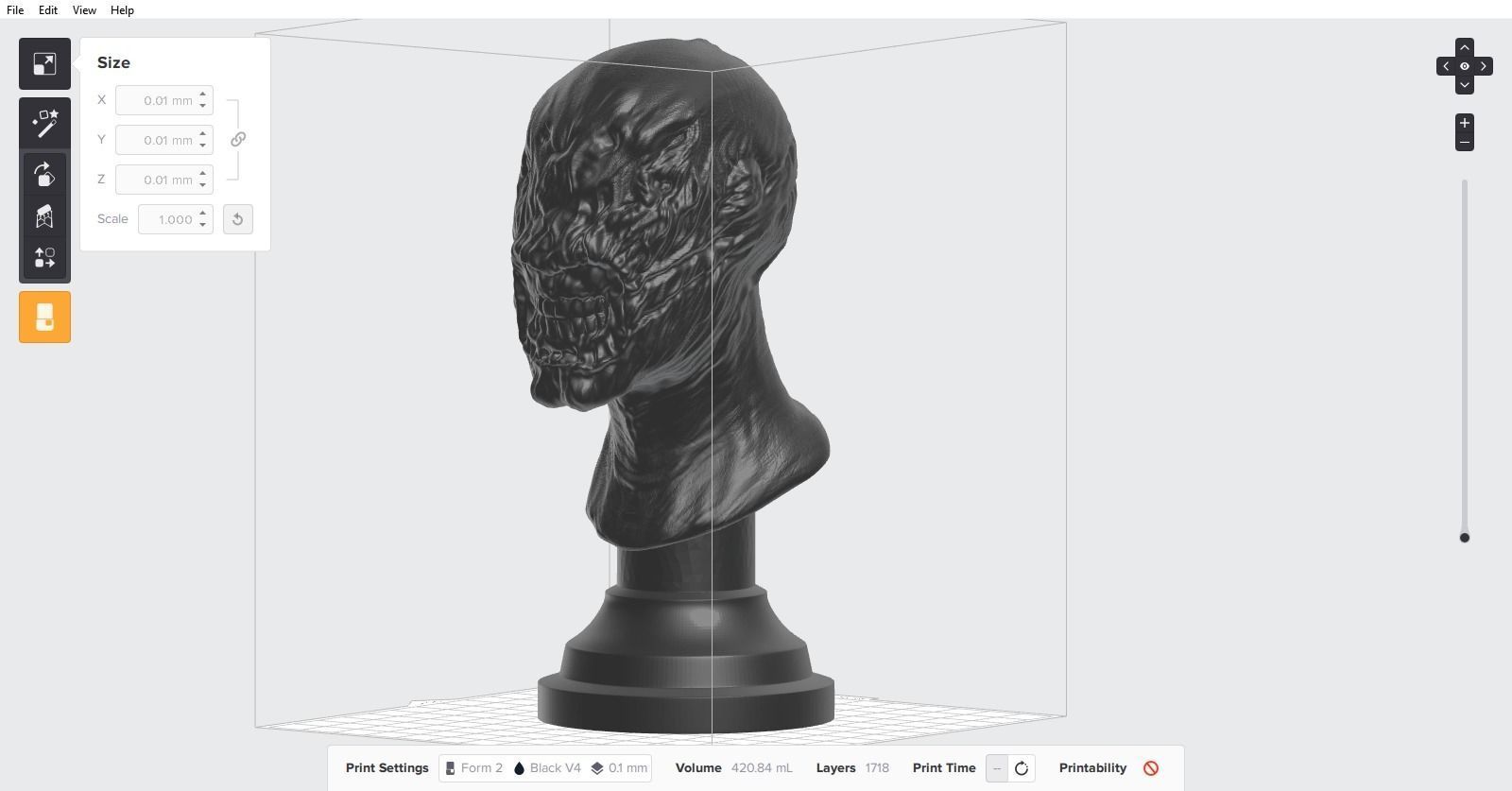 Cenibite Bust Fan Art 3D print model_1