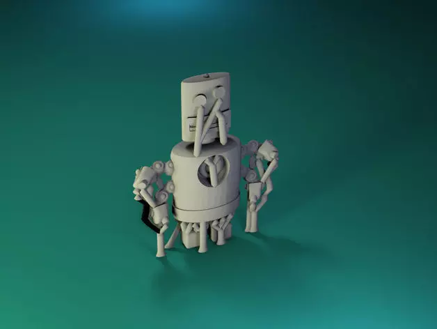 Tall ted Free 3D print model