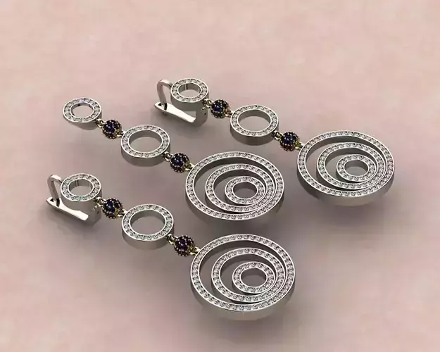 J EARRINGS PENDANTS N020