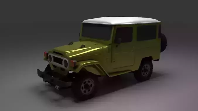 a TOYOTA fj40 car modell