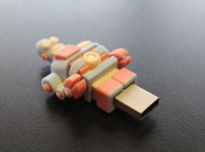 USB Robot Free 3D print model_1