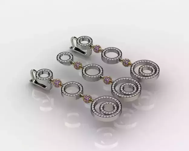 J EARRINGS PENDANTS N024