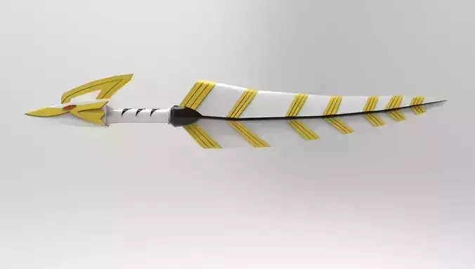 Drago Sword from Power Ranger Dino Thunder Free 3D print model