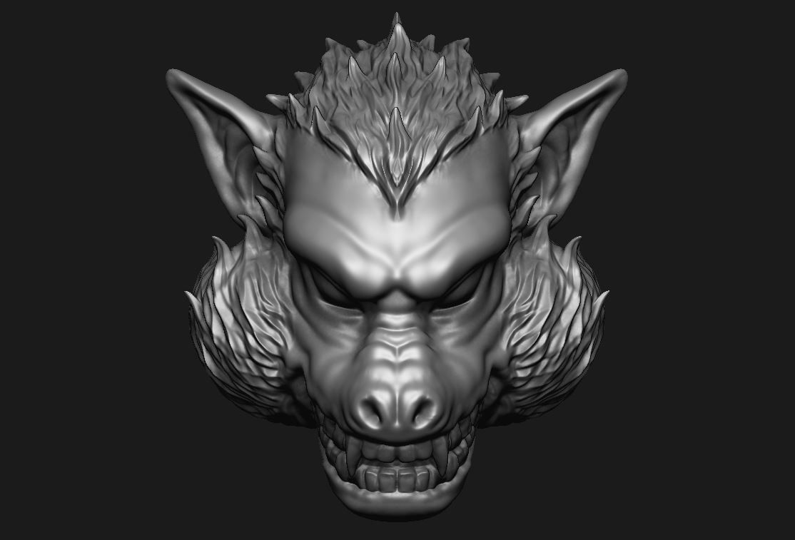 Kong Head - Oozaru - Dragon ball Z 3D print model_1
