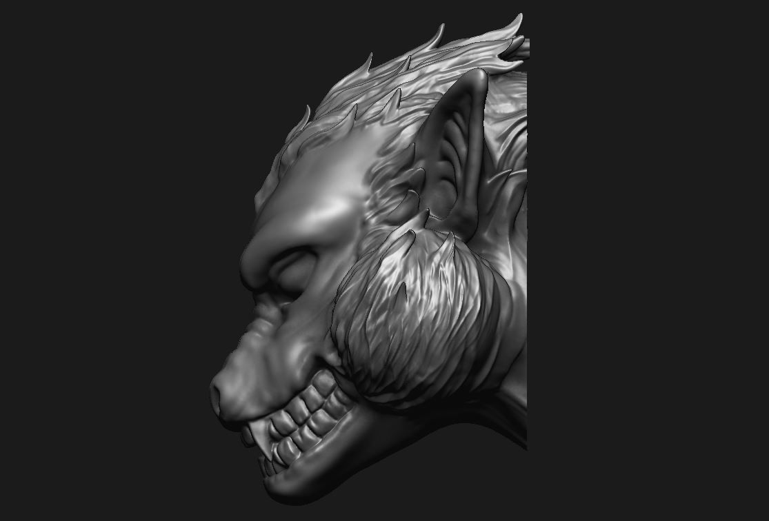 Kong Head - Oozaru - Dragon ball Z 3D print model_5