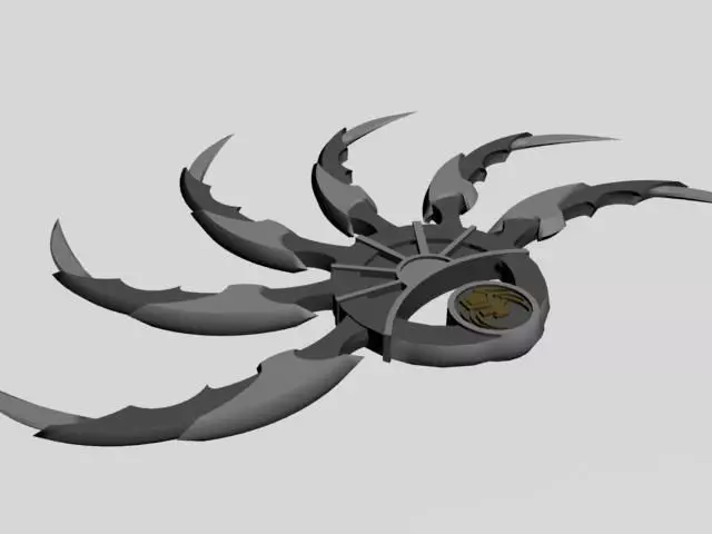 Shuriken Weapon Predators 3D print model_0