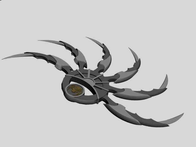 Shuriken Weapon Predators 3D print model_1