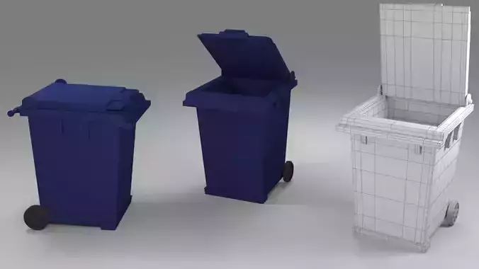 Trash can 3D print model