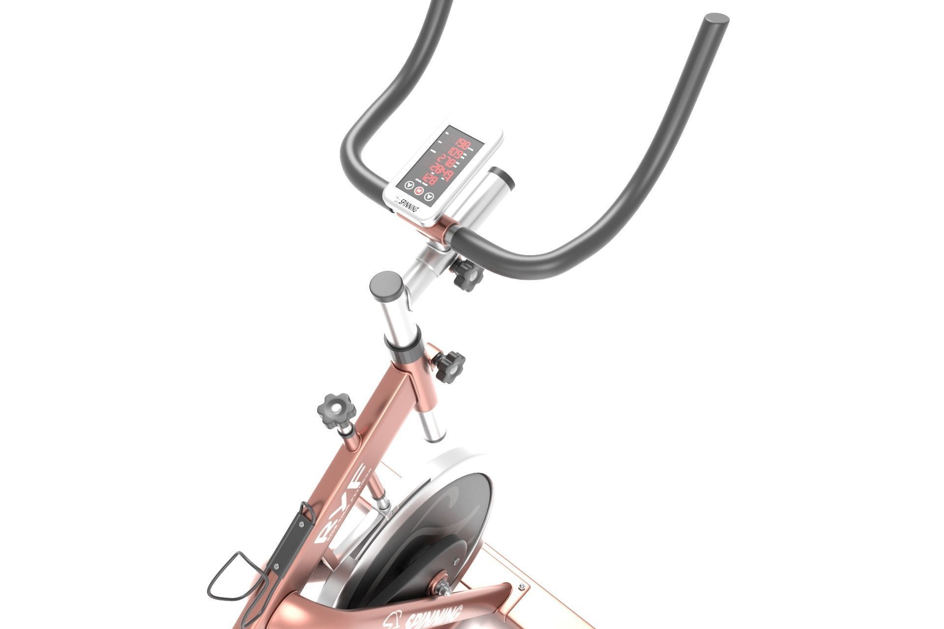 Stationary Spinning Bike 3D Model Low-poly 3D model_6