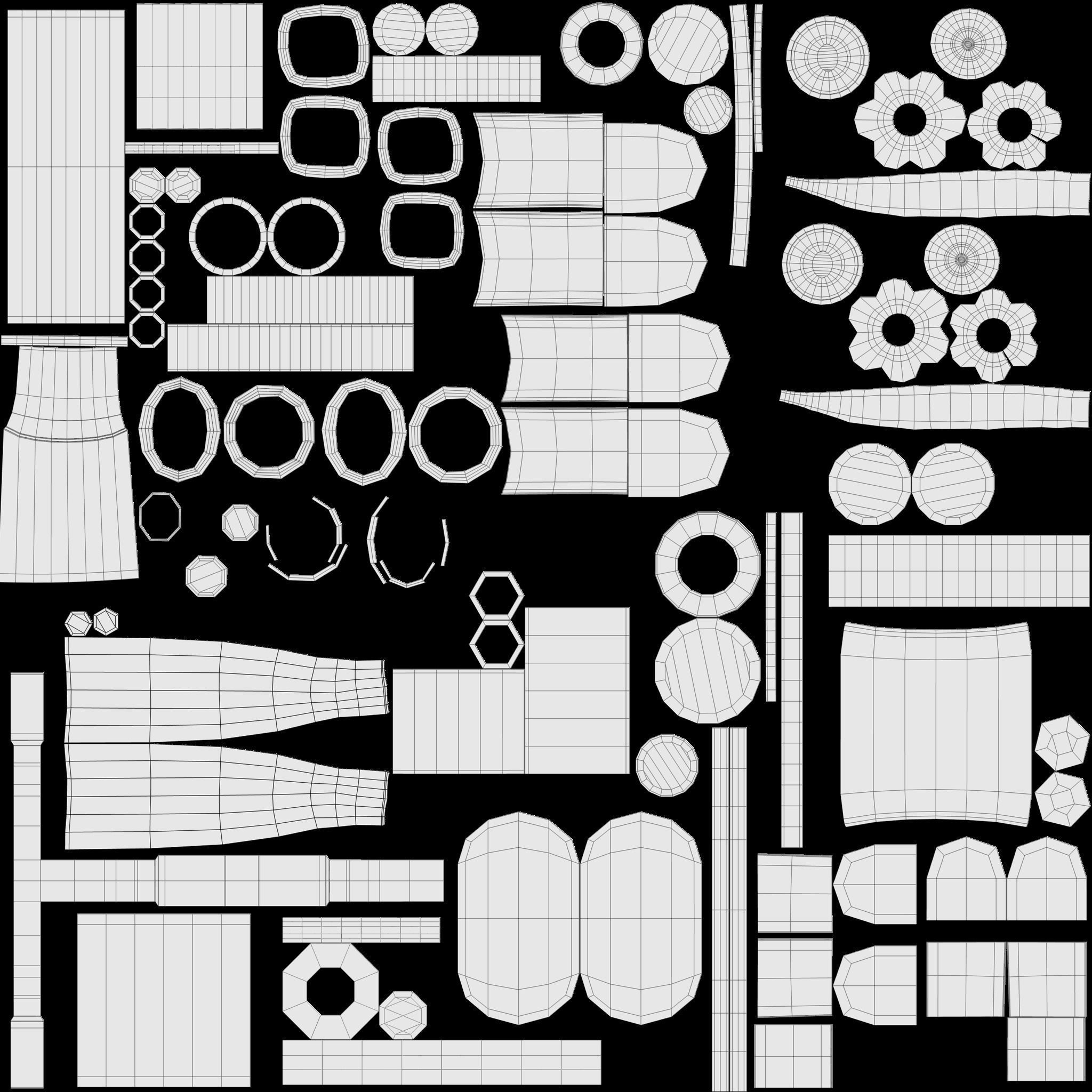 Stationary Spinning Bike 3D Model Low-poly 3D model_24