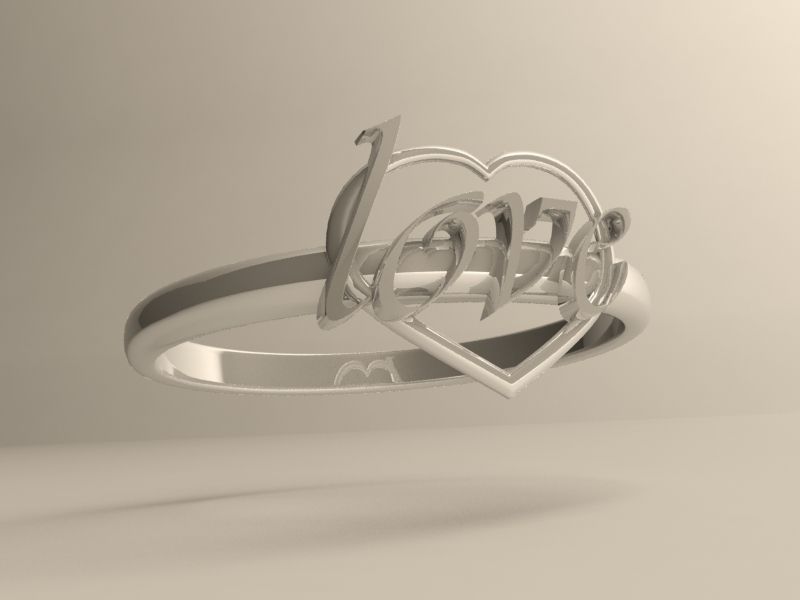 Your beloved ring 3D print model_4