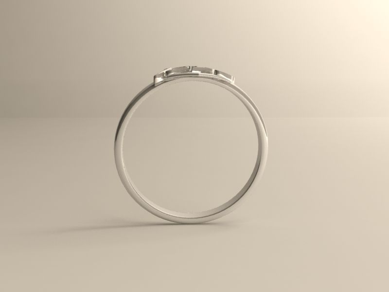 Your beloved ring 3D print model_2