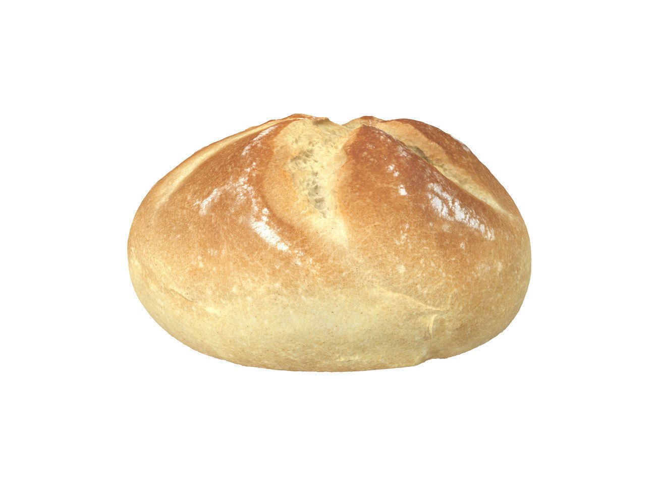 Photorealistic Semmel Bread Roll 3D Scan 2 3D model_1