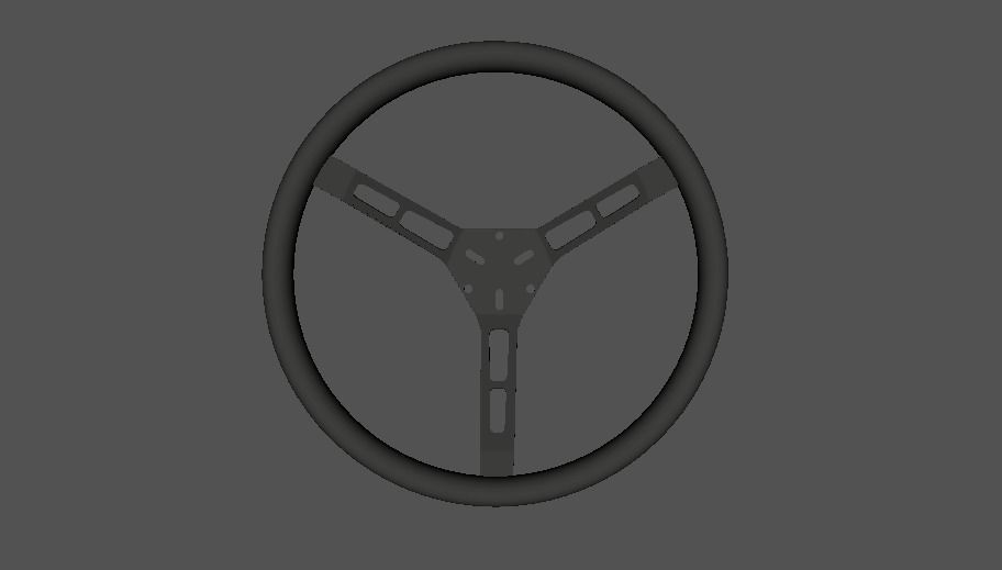 Volante Racer  Low-poly 3D model_2