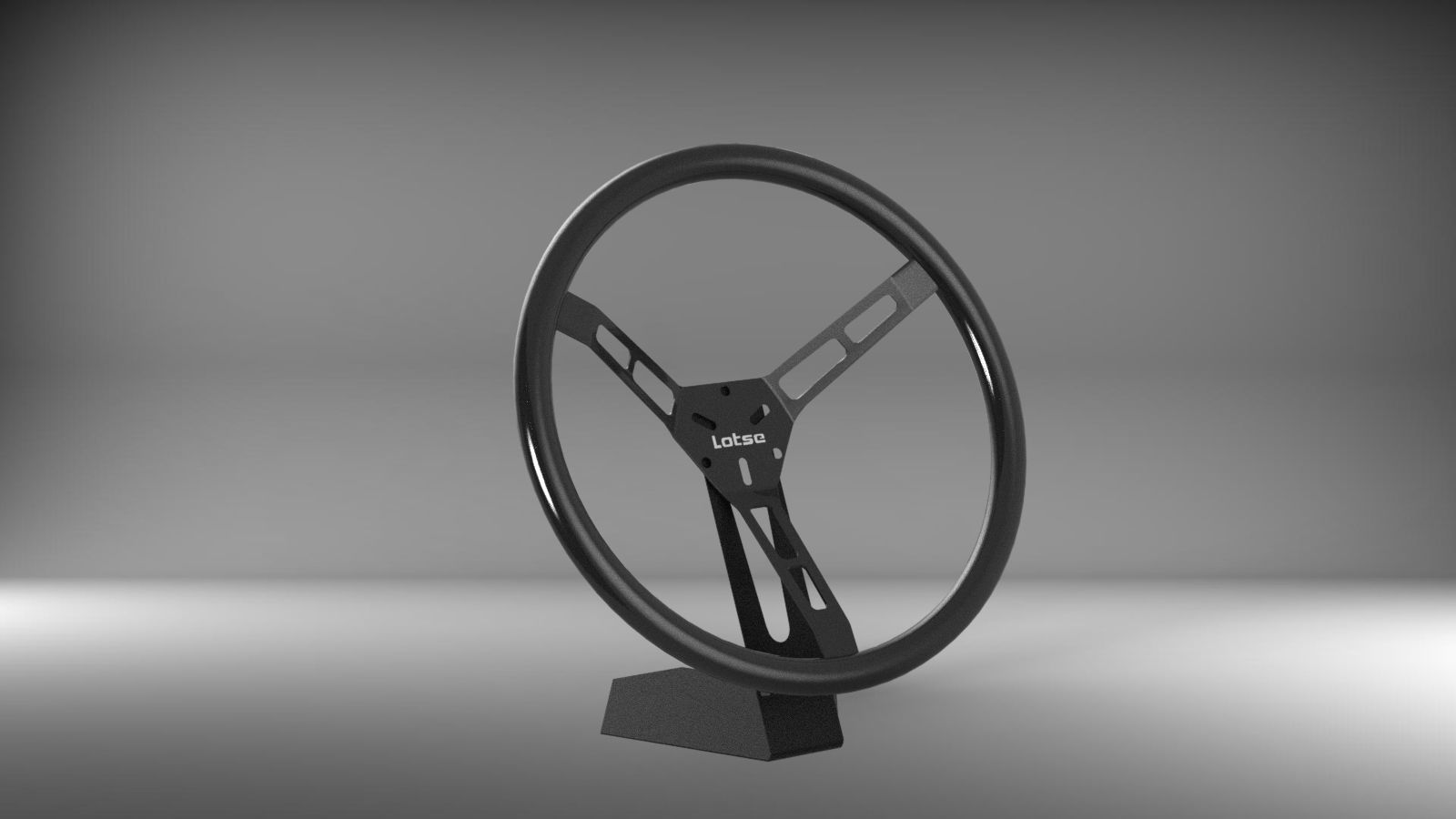 Volante Racer  Low-poly 3D model_1