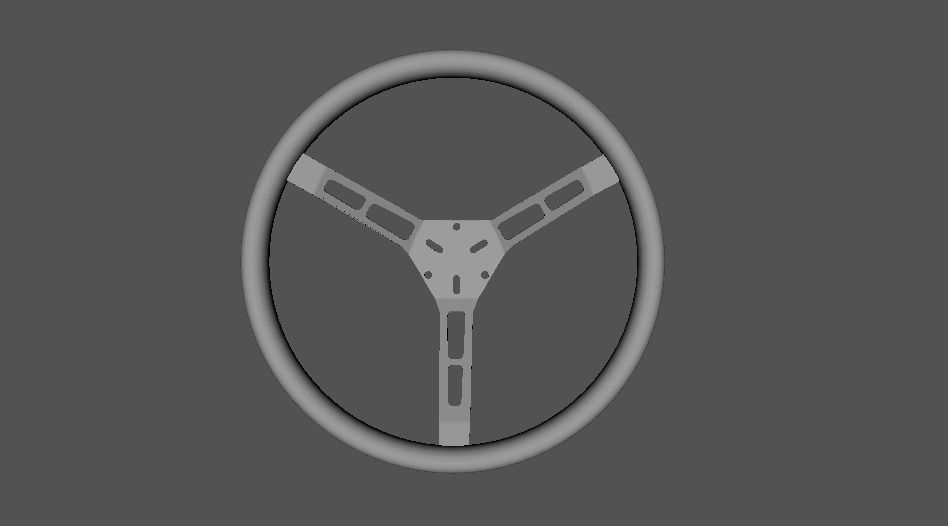 Volante Racer  Low-poly 3D model_7