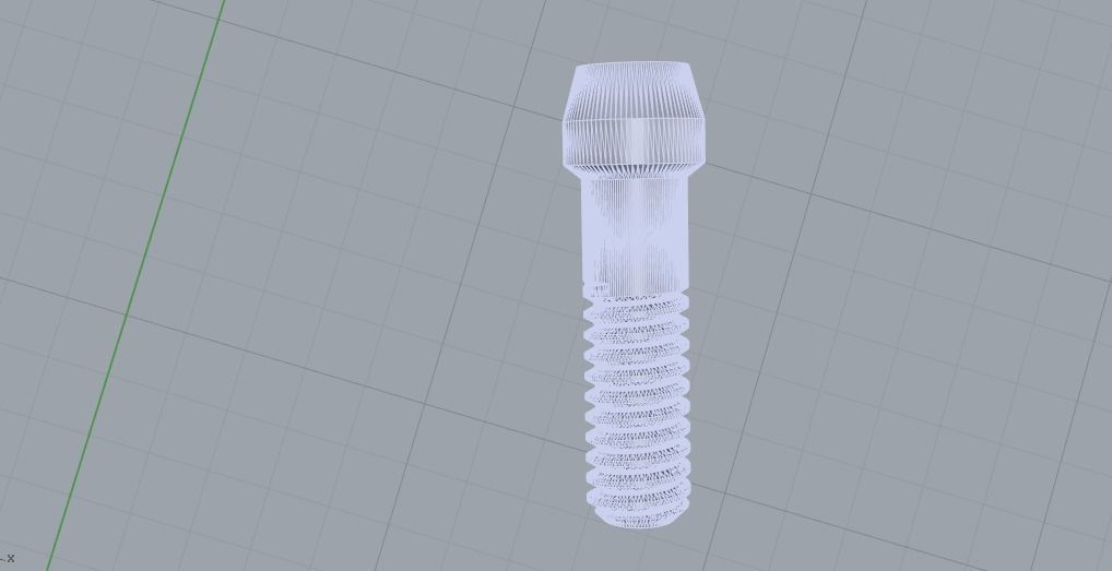 Digital Customised  Abutment  3D print model_3