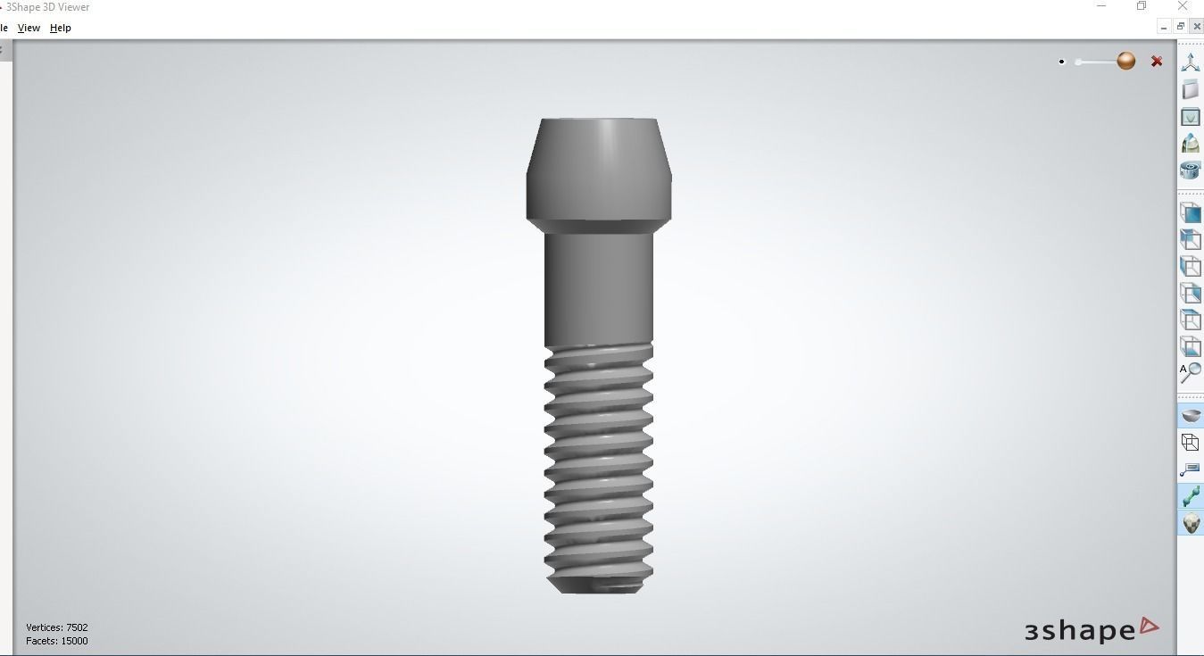 Digital Customised  Abutment  3D print model_15