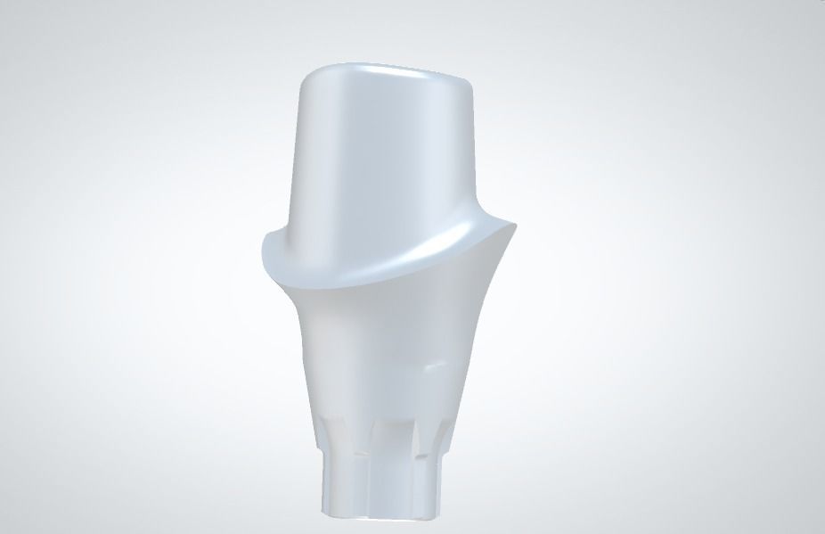 Digital Customised  Abutment  3D print model_12