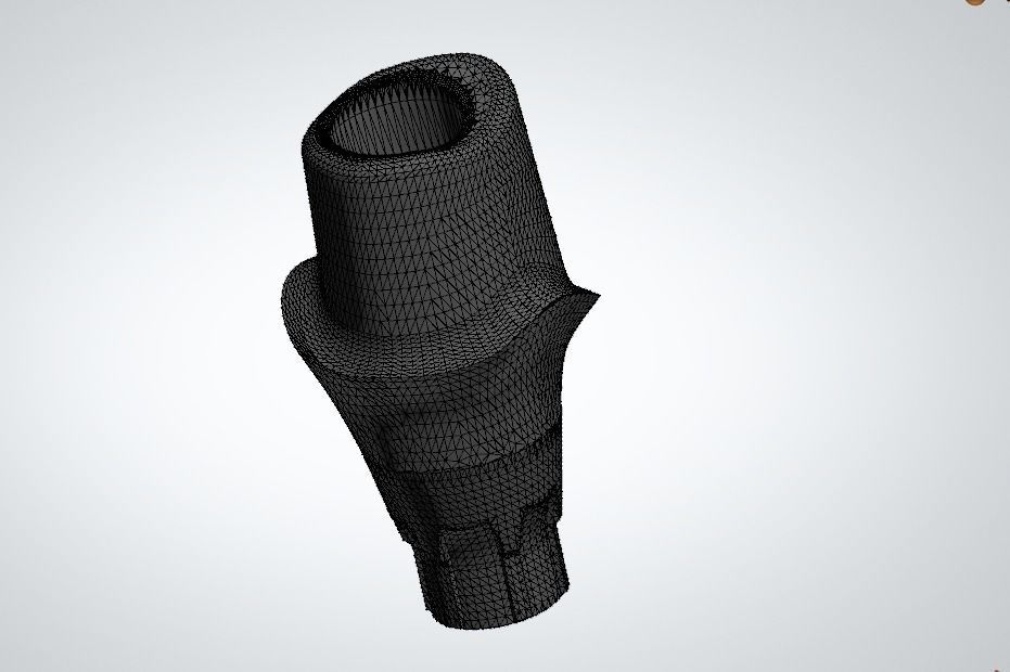 Digital Customised  Abutment  3D print model_10