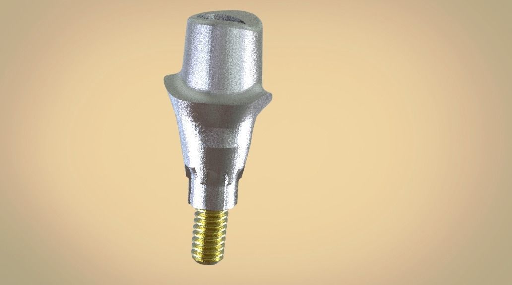 Digital Customised  Abutment  3D print model_13
