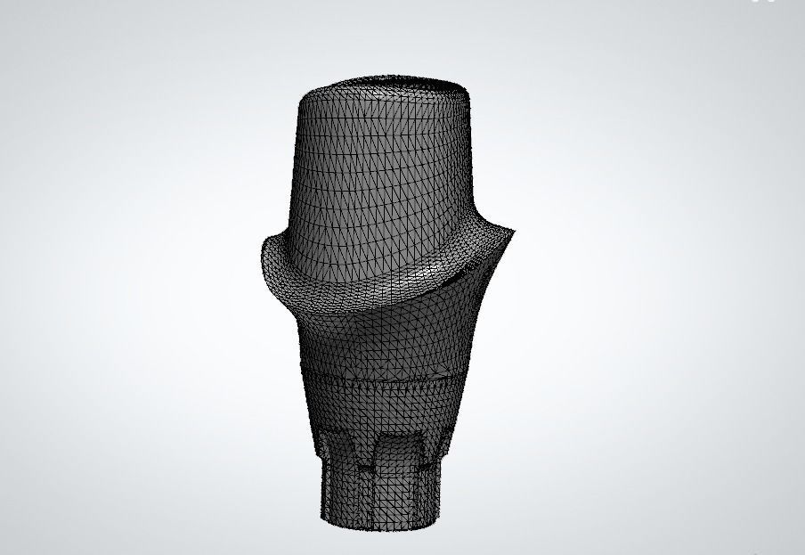 Digital Customised  Abutment  3D print model_6