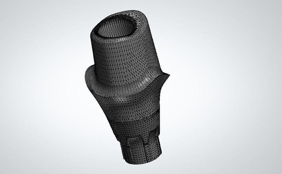 Digital Customised  Abutment  3D print model_11