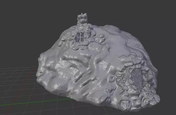 Halfling Hole 28mm tabletop 3D print model