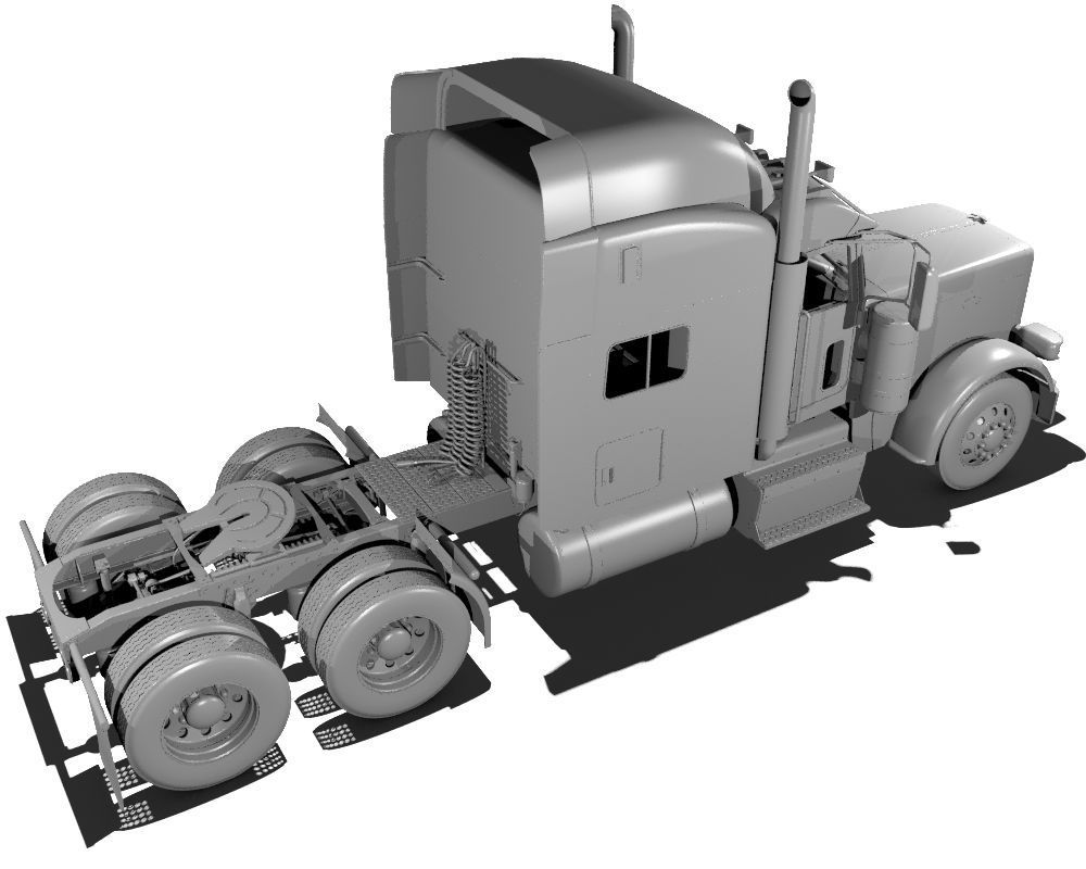 389 Semi Truck 3D model_12