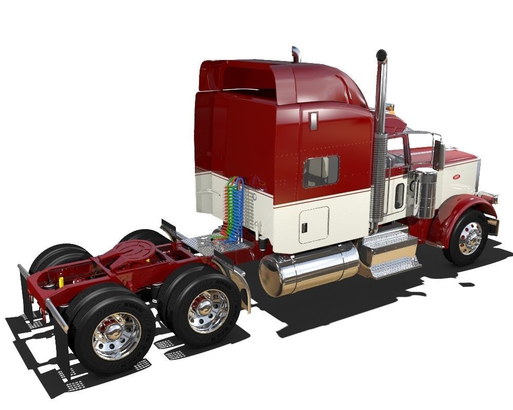 389 Semi Truck 3D model_2