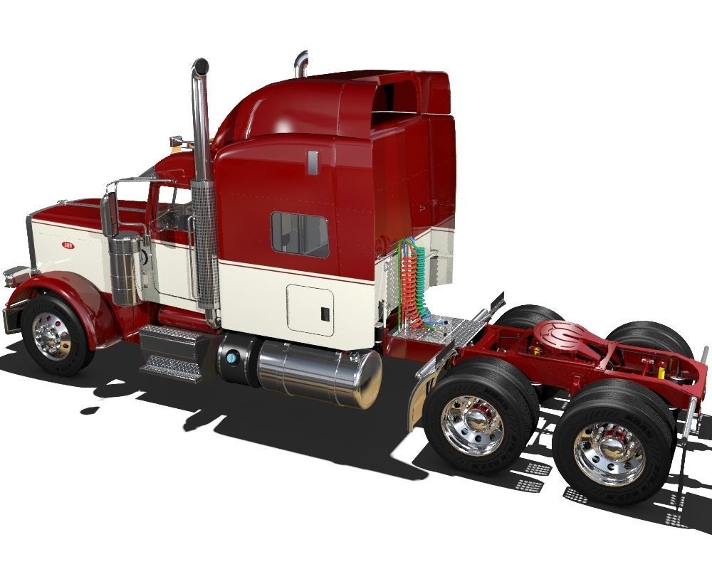 389 Semi Truck 3D model_1