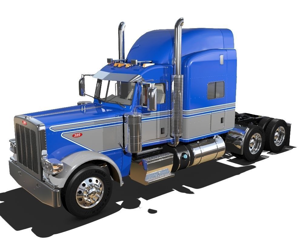 389 Semi Truck 3D model_30
