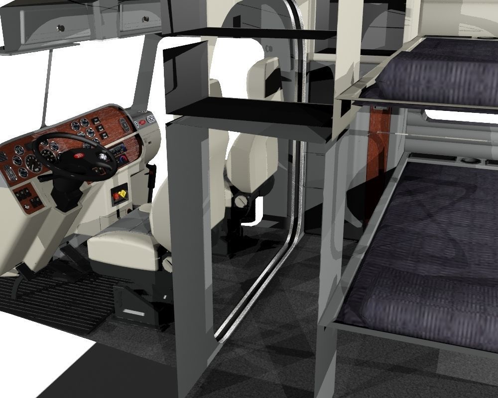 389 Semi Truck 3D model_6