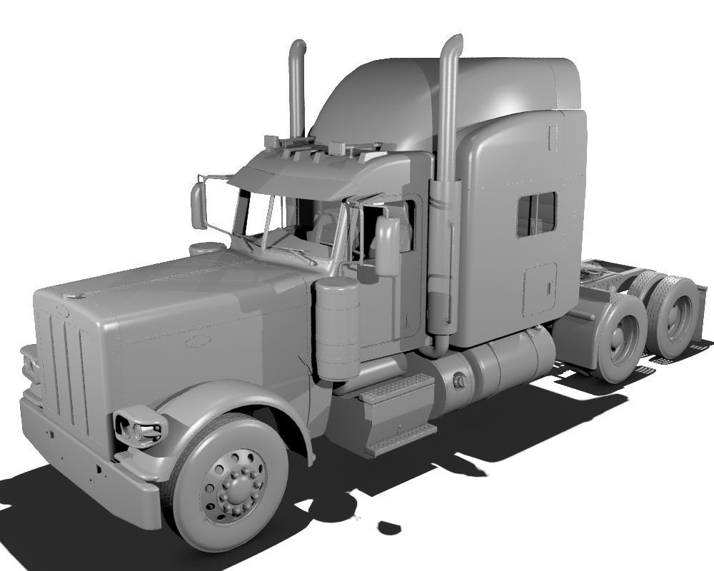 389 Semi Truck 3D model_10