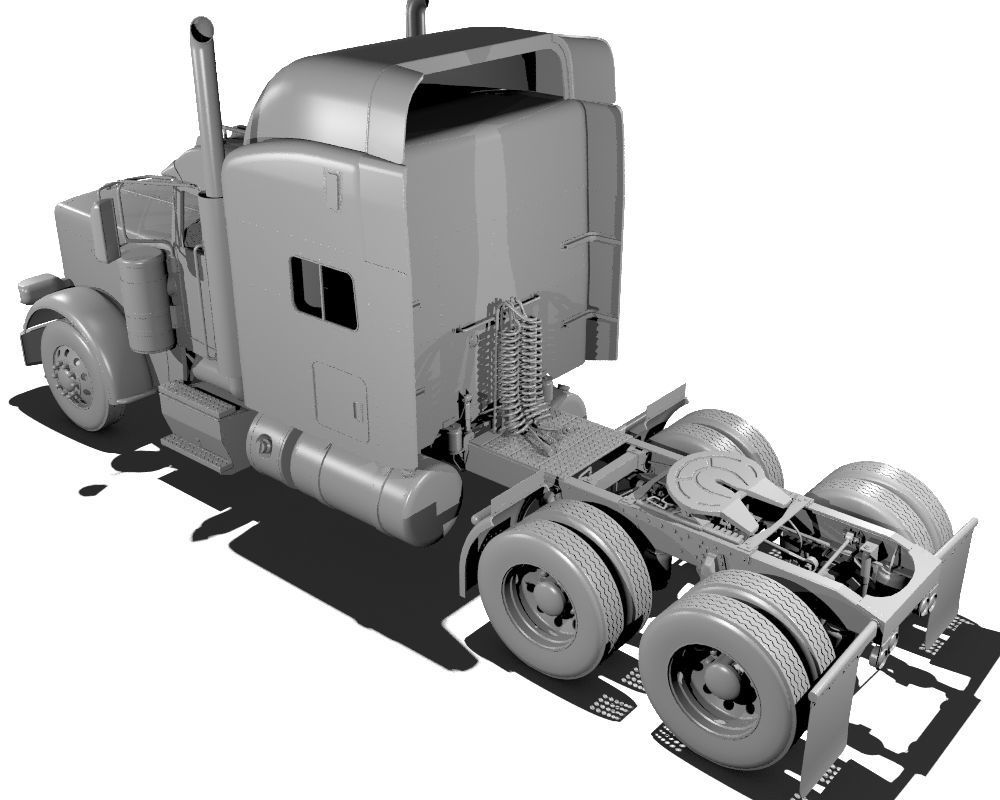 389 Semi Truck 3D model_11