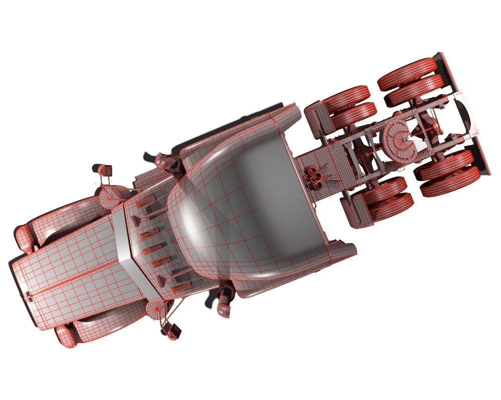 389 Semi Truck 3D model_24