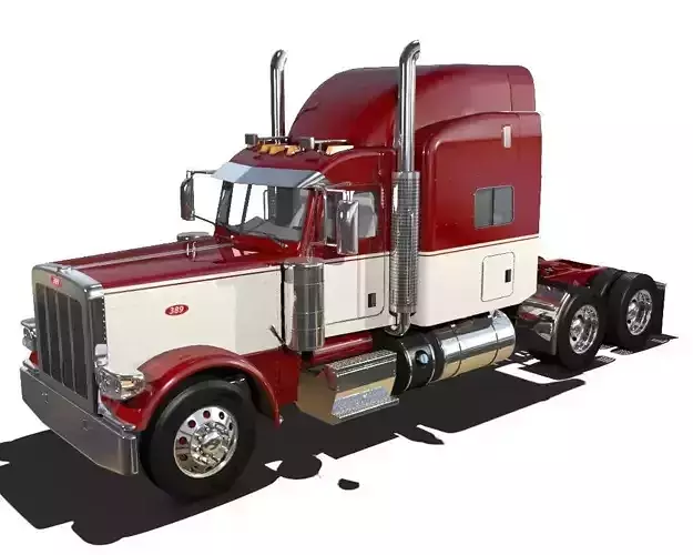 389 Semi Truck 3D model
